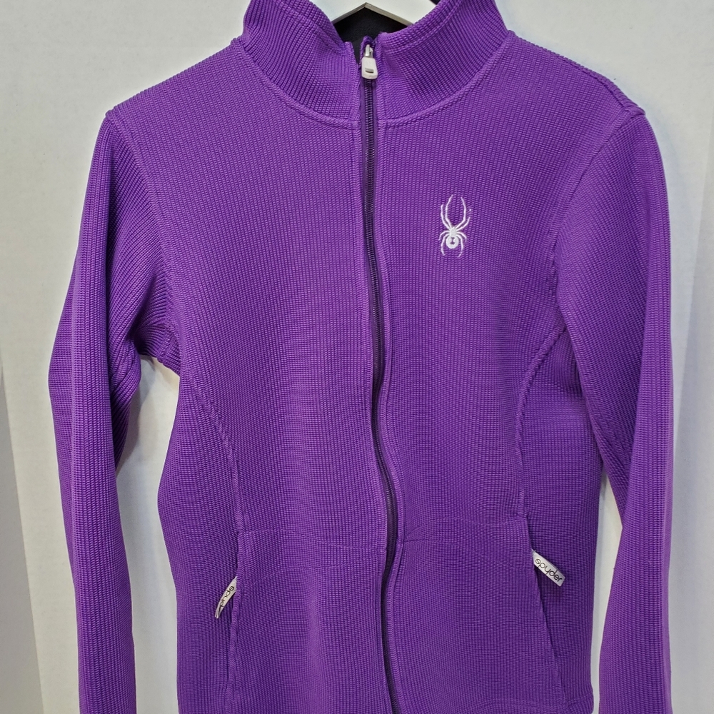 Spyder Kids Purple Track Jacket Size XL